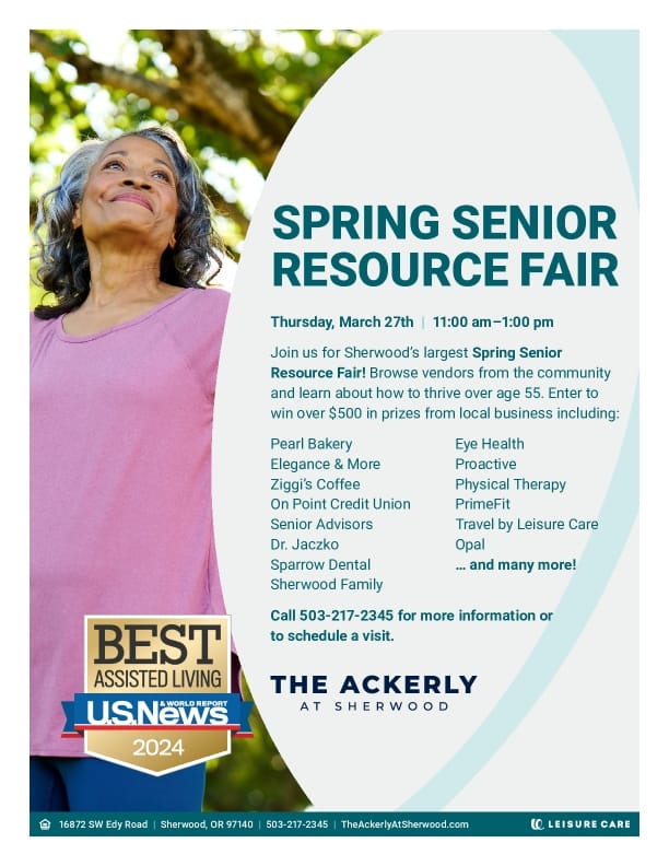 Spring Senior Resource Fair - March 27th